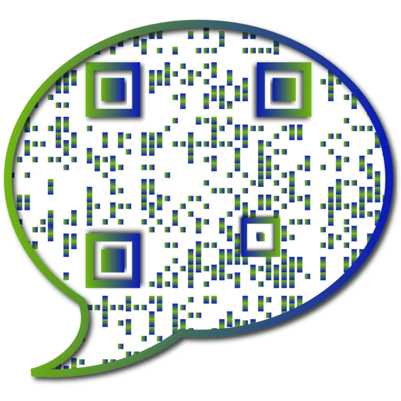 Custom QR code (w/frame)